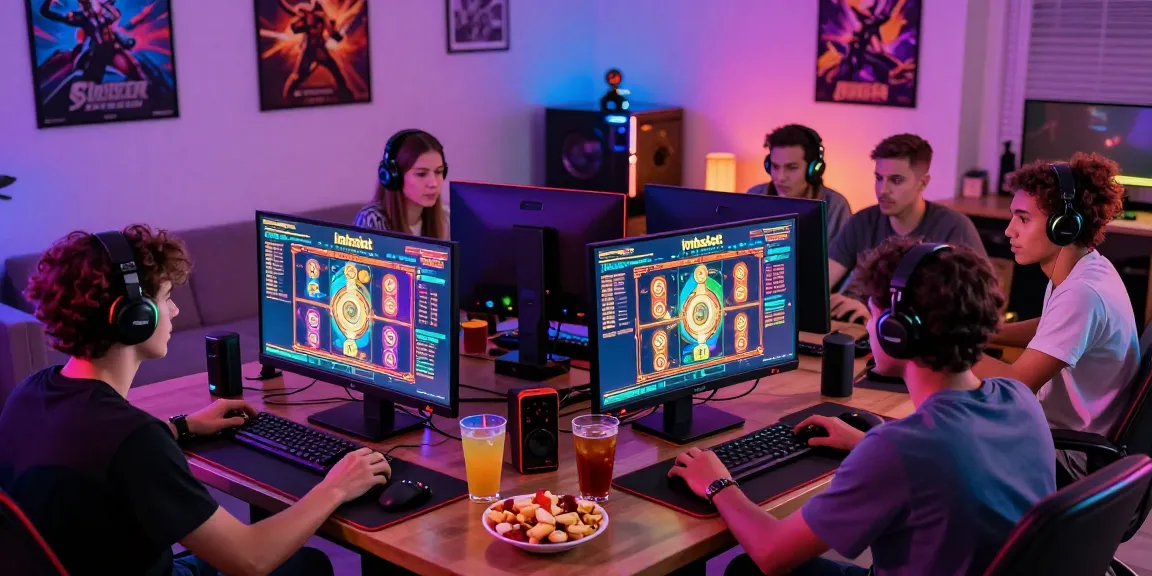 Imbaslot LOGIN di ruang tamu modern dengan teman-teman bermain game slot online.