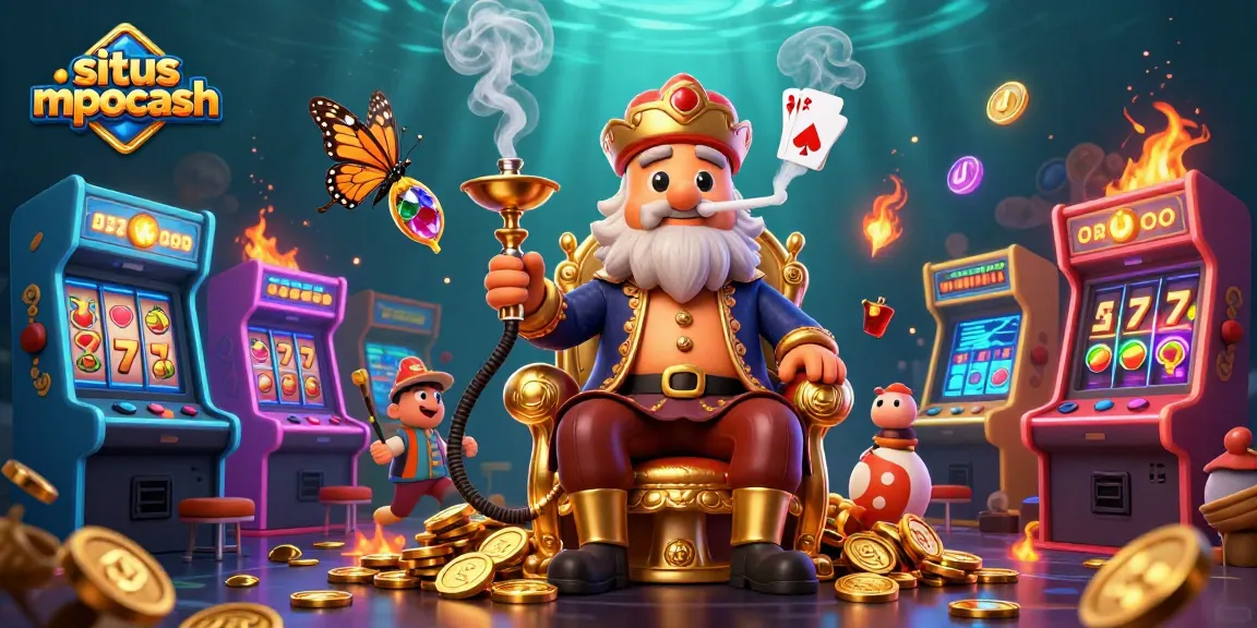 Engage in excitement at situs mpocash with vibrant slot reels and golden tokens!