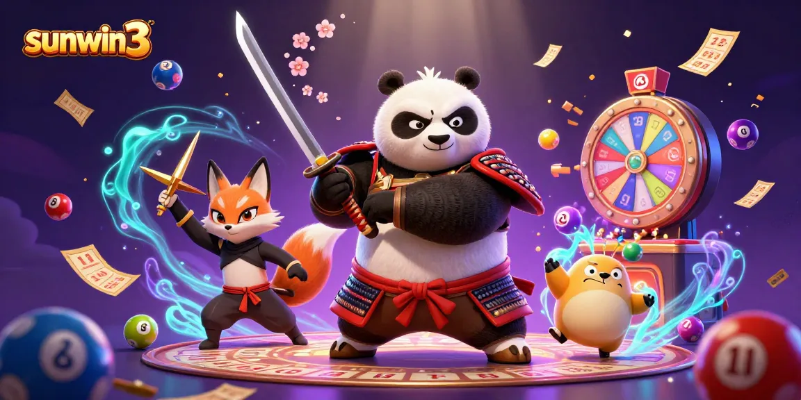 Experience thrilling excitement at sunwin3 with a vibrant 3D casino adventure illustration.